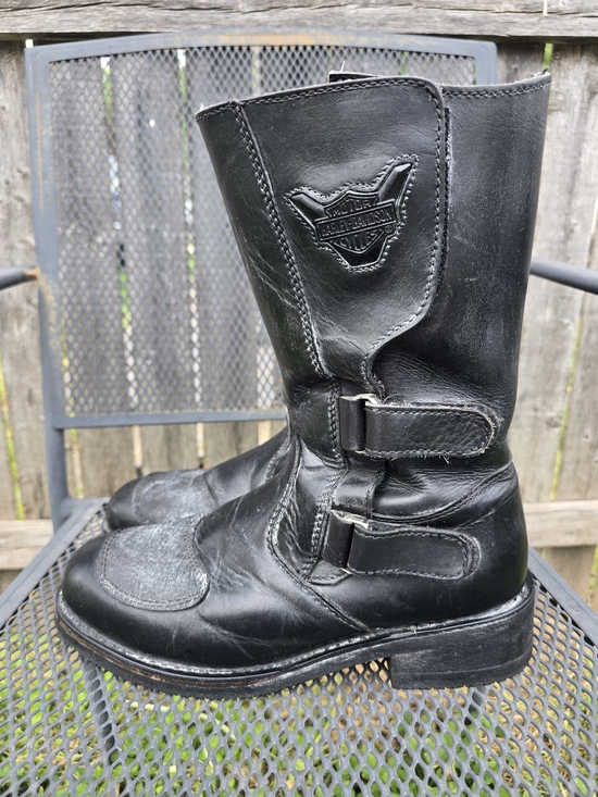 Harley-Davidson Other - Harley-Davidson Black Leather Engineer/Biker Boots